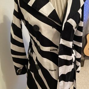 Super Cute Zebra Print Coat